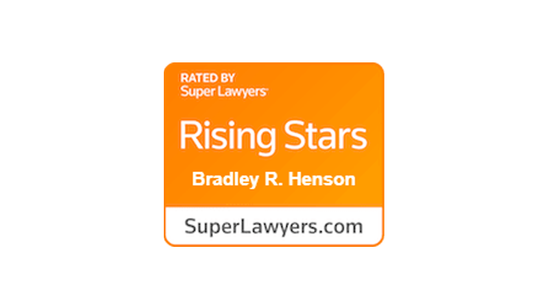 Bradley Henson Super Lawyers Rising Stars 2021 logo